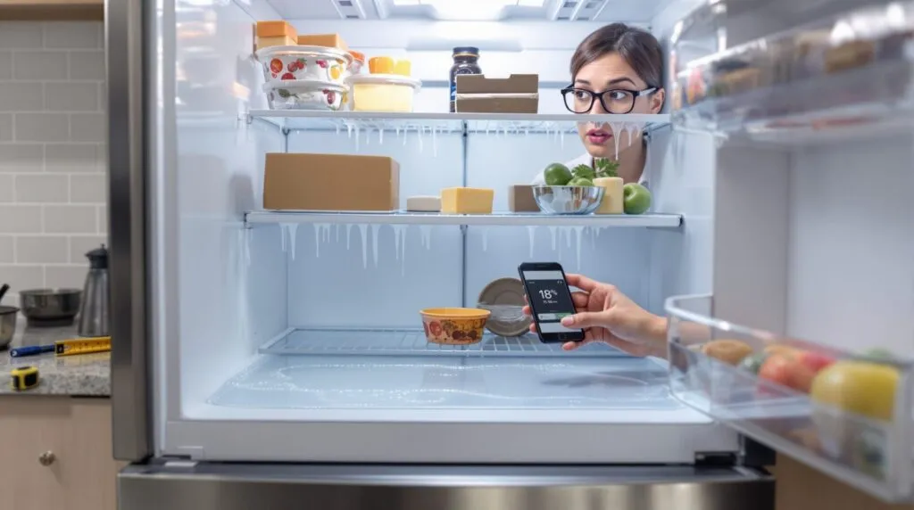 de l'eau dans mon frigo