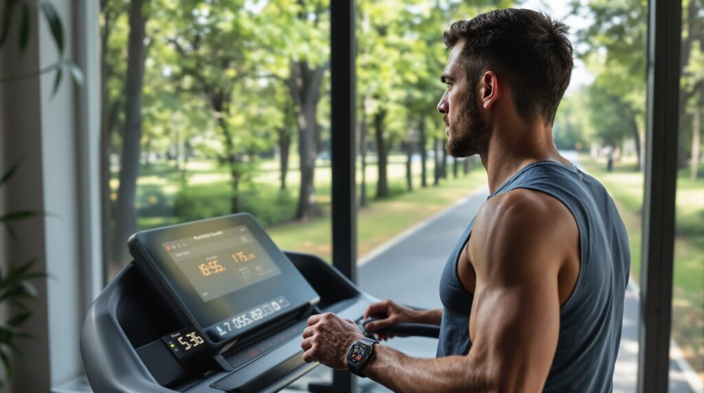 courir sur tapis