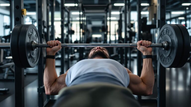 barre developpe couche poids