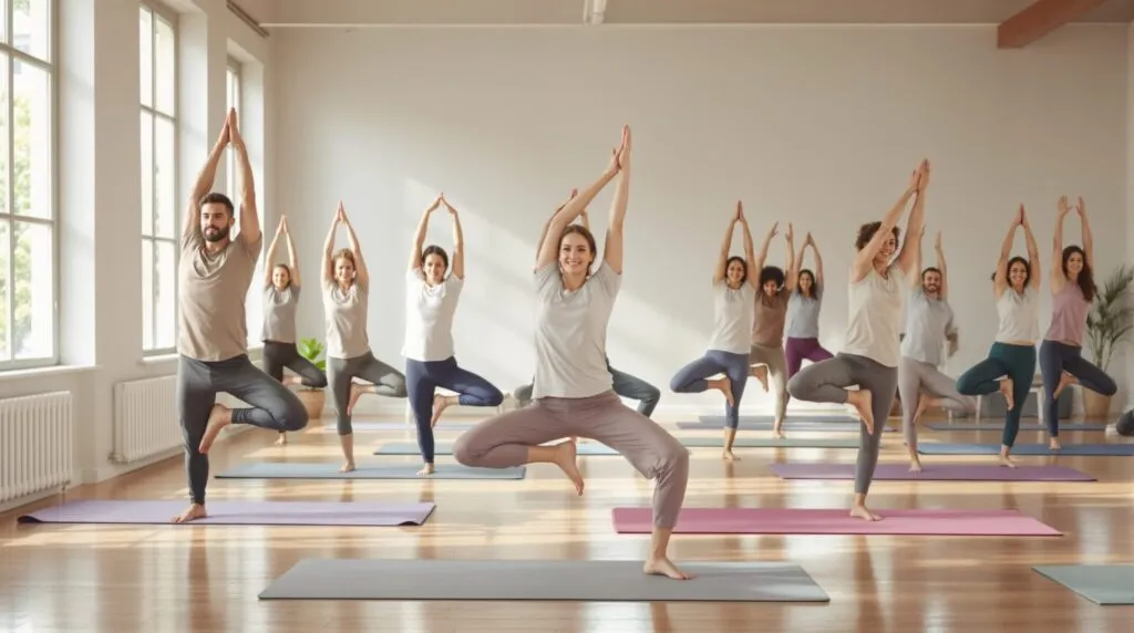 posture de yoga nom