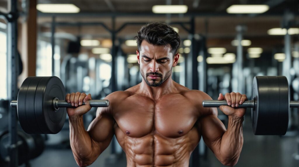 tirage horizontal haltere