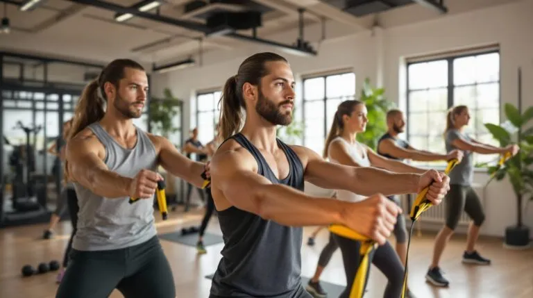 exercice elastique fitness