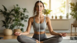 perte de poids yoga avant après