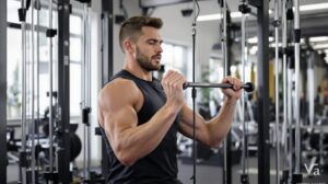 exercice arrière épaule poulie