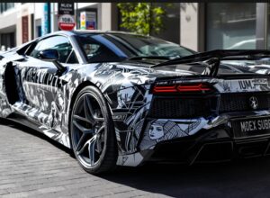 covering voiture sport