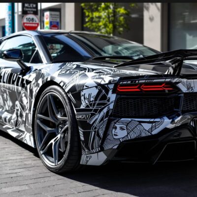 covering voiture sport