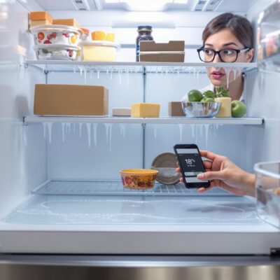 de l'eau dans mon frigo
