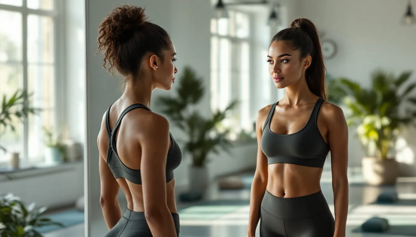 perte de poids yoga avant après