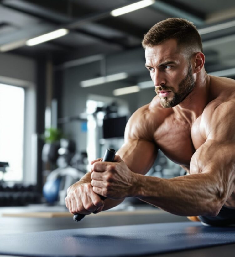 crunch abdos a la poulie