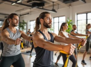 exercice elastique fitness