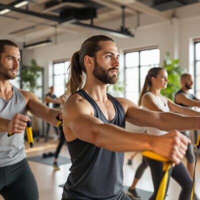 exercice elastique fitness