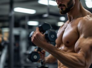 exercice halteres pecs