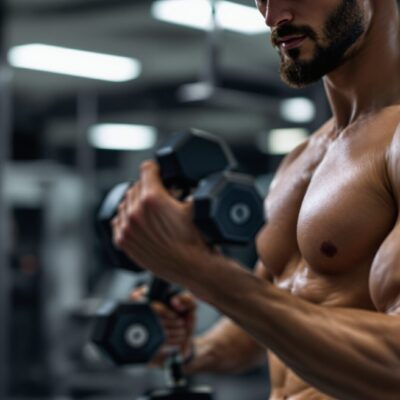 exercice halteres pecs