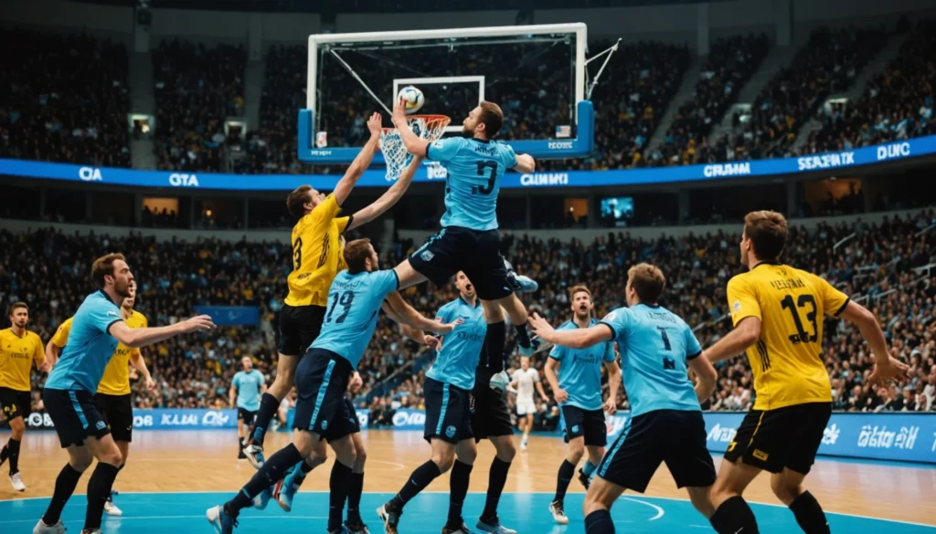 duree match de handball