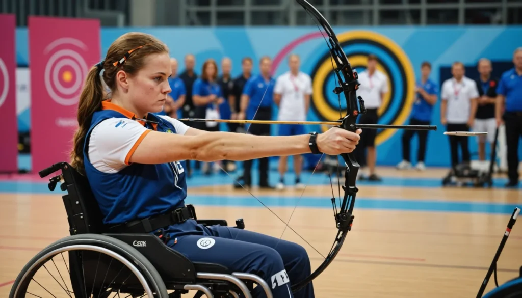 tir à l'arc jeux paralympiques