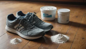 talc dans les chaussures
