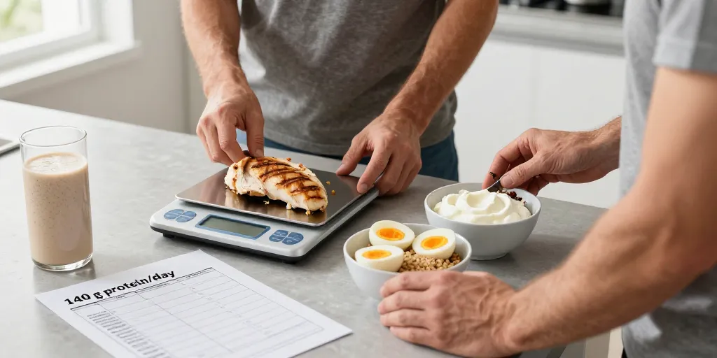 140g de proteine par jour