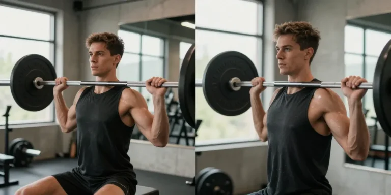 développé militaire à la barre