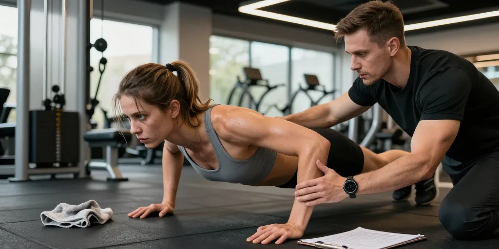 exercice abdos et pectoraux