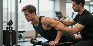 exercice dos poulie basse