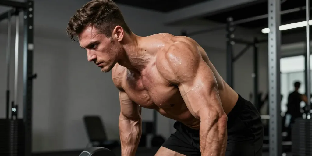 musculation dorsaux haltères