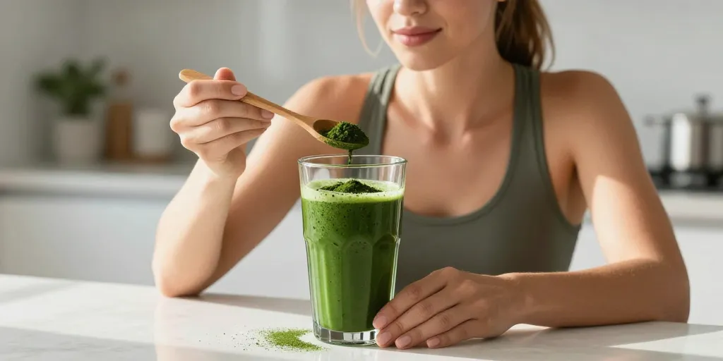 comment consommer spiruline en poudre