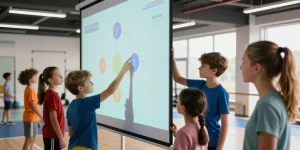 Le projecteur interactif, un nouvel outil pour l'éducation sportive ?