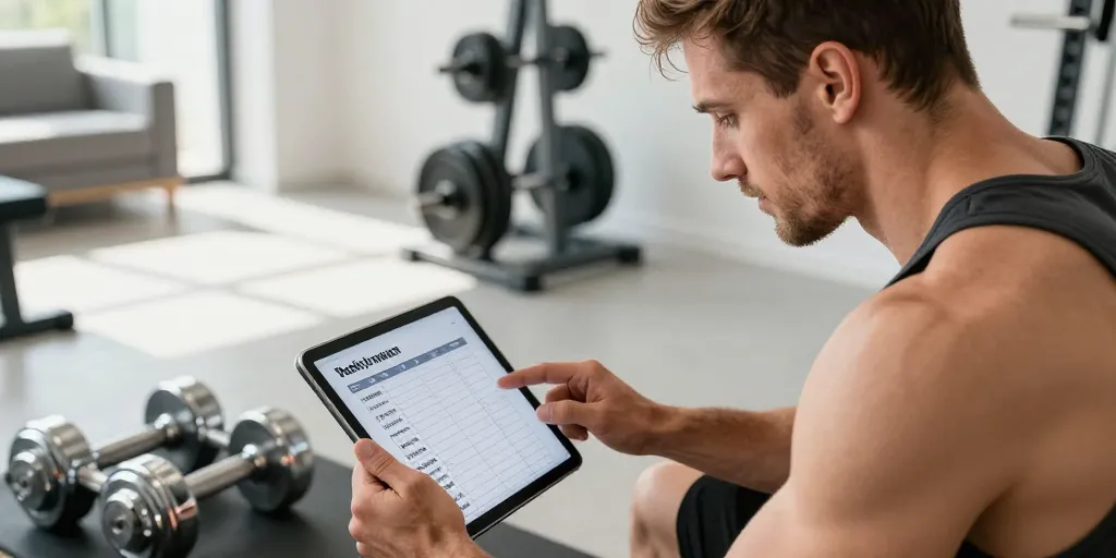 tableau programme musculation