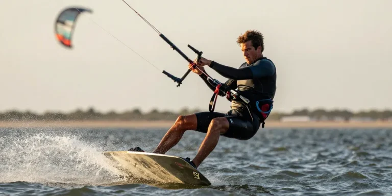 kitesurf saut