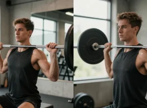 développé militaire à la barre