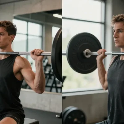 développé militaire à la barre