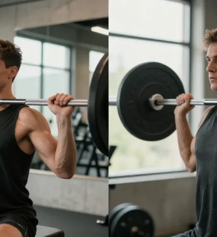 développé militaire à la barre