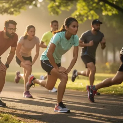 echauffement avant courir