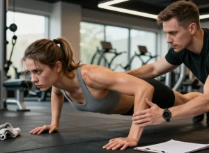 exercice abdos et pectoraux