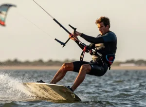 kitesurf saut