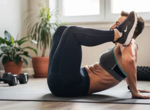 relevé de genoux au sol