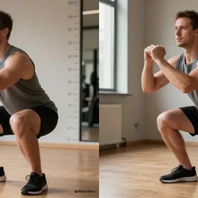 squat sumo avant apres