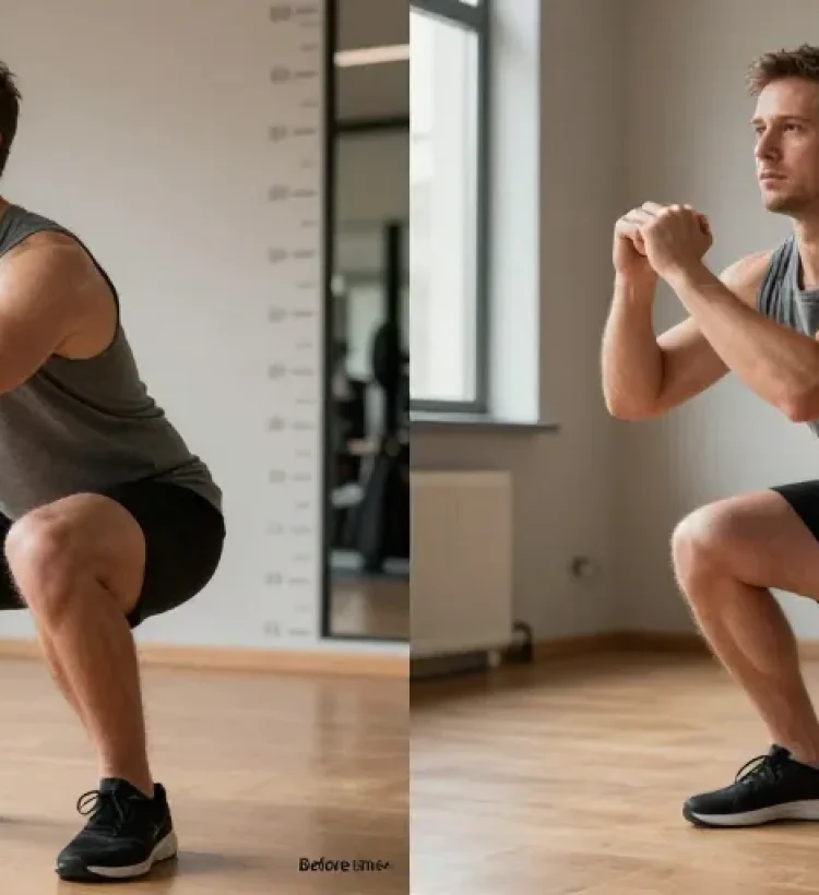 squat sumo avant apres