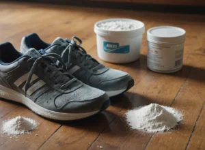 talc dans les chaussures