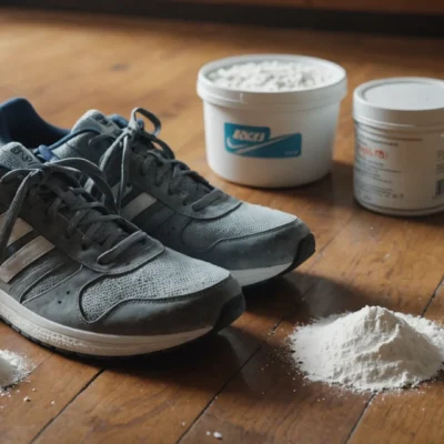 talc dans les chaussures